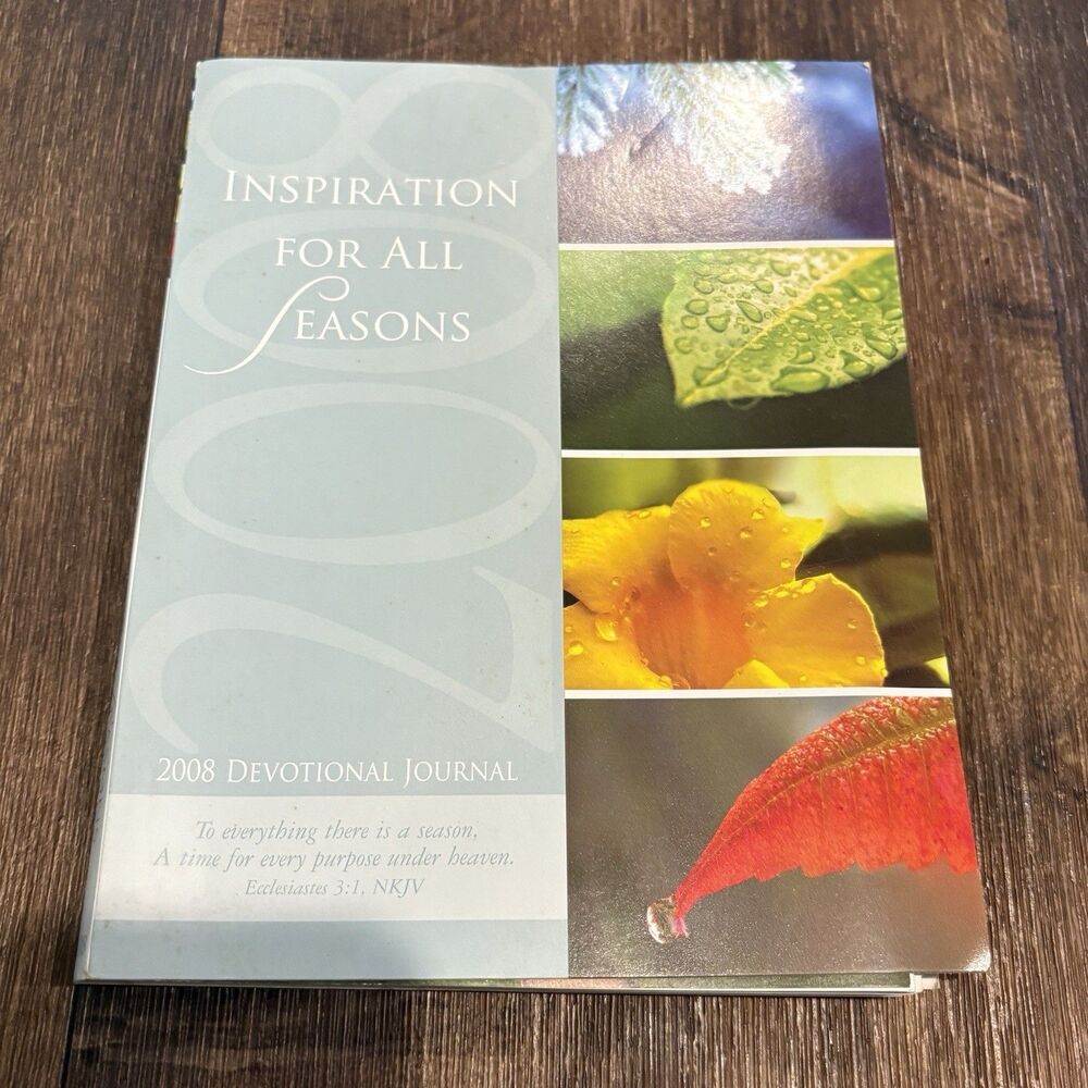 Inspiration For All Seasons 2008 Devotional Journal CBN Christian Spiral Bound